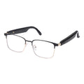 Smart Glasses Bluetooth Audio Sunglasses for Men Women with Dual Stereo Speakers, Open Ear Music &HD Calling, Touch &Voice Assistant, UV Protection——Gold