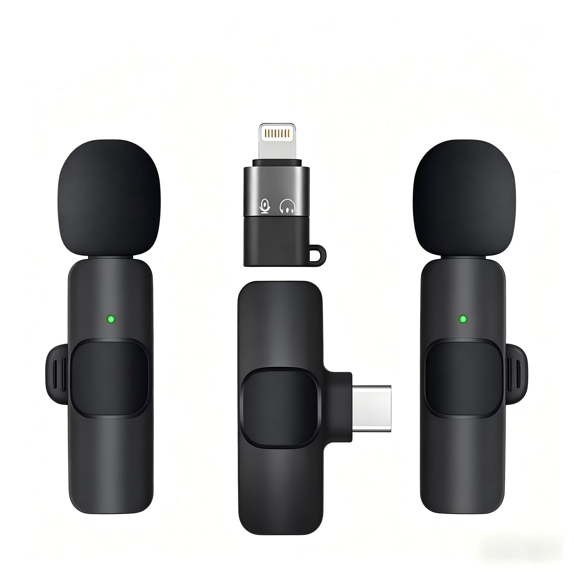 Avoben Wireless Mini Microphone for iPhone and Android Phones - Lavalier Microphone for Audio and Video Recording - Clip-on Microphone for Content Creators such as YouTube, TikTok, Podcasts, and Vlog