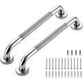 Grab Bars for Bathtubs and Showers 2 Pack Suction Grab Bar, Heavy Duty Shower Handle Removable Bath Handrails for Seniors and Elderly, Bathroom Safety Grip No Drilling Waterproof