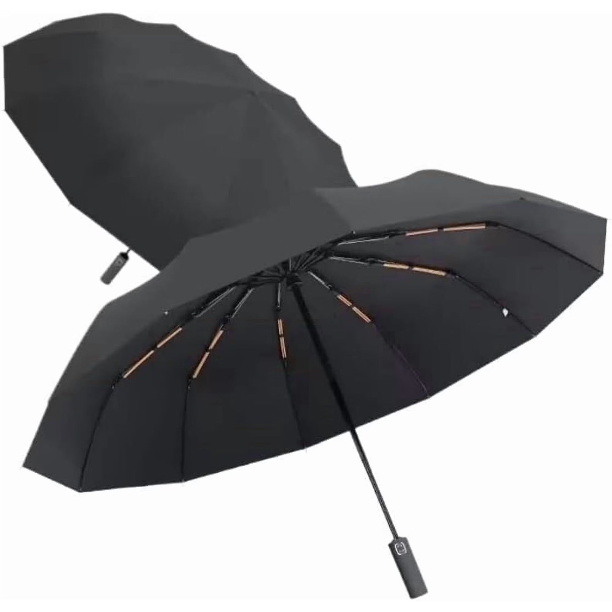 Premium Auto Folding Umbrella for Rain and Sun - Durable, Light & Portable for Women & Men , Fits Backpack & Cars