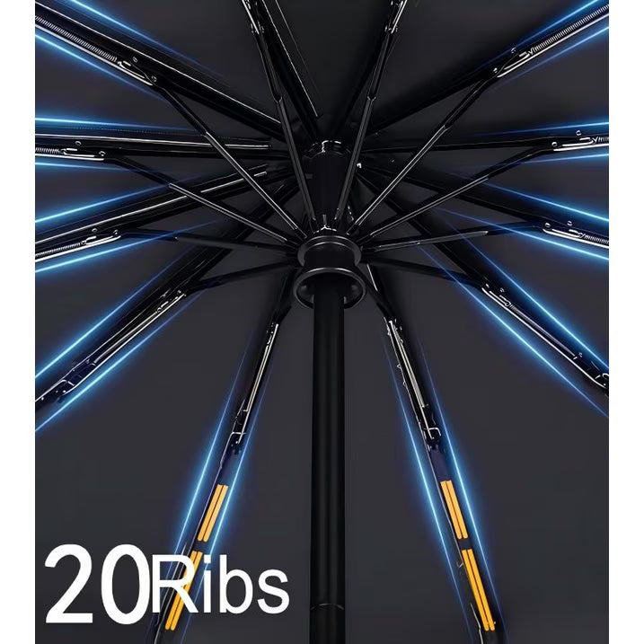 Premium Auto Folding Umbrella for Rain and Sun - Durable, Light & Portable for Women & Men , Fits Backpack & Cars